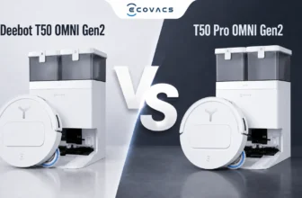 Ecovacs Deebot T50 OMNI Gen2 vs T50 Pro OMNI Gen2 : lequel choisir ?