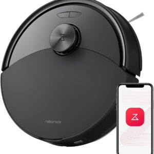 roborock Q10 S5 Robot Aspirateur Laveur, 10000 Pa Aspiration, Double Anti-emmêlement, Système VibraRise 2.0, Levage des Serpillères de 8 mm, Navigation PreciSense LiDAR, Évitement d'obstacles, APP
