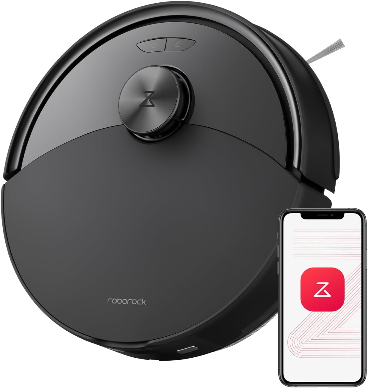 roborock Q10 S5 Robot Aspirateur Laveur, 10000 Pa Aspiration, Double Anti-emmêlement, Système VibraRise 2.0, Levage des Serpillères de 8 mm, Navigation PreciSense LiDAR, Évitement d'obstacles, APP