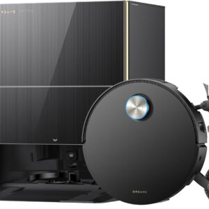 dreame X60 Pro Ultra Complete, Robot Aspirateur et Laveur, 42 000 Pa, UltraExtend à 2 Bras, 2 caméras IA, franchis. Obstacles 10 cm, vidage Auto., Nettoyage Auto. serpillière 100 °C et démêlage 100%