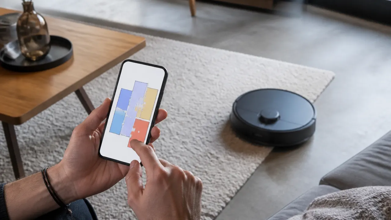 Réglage de la cartographie des tapis dans l’application d’un robot aspirateur