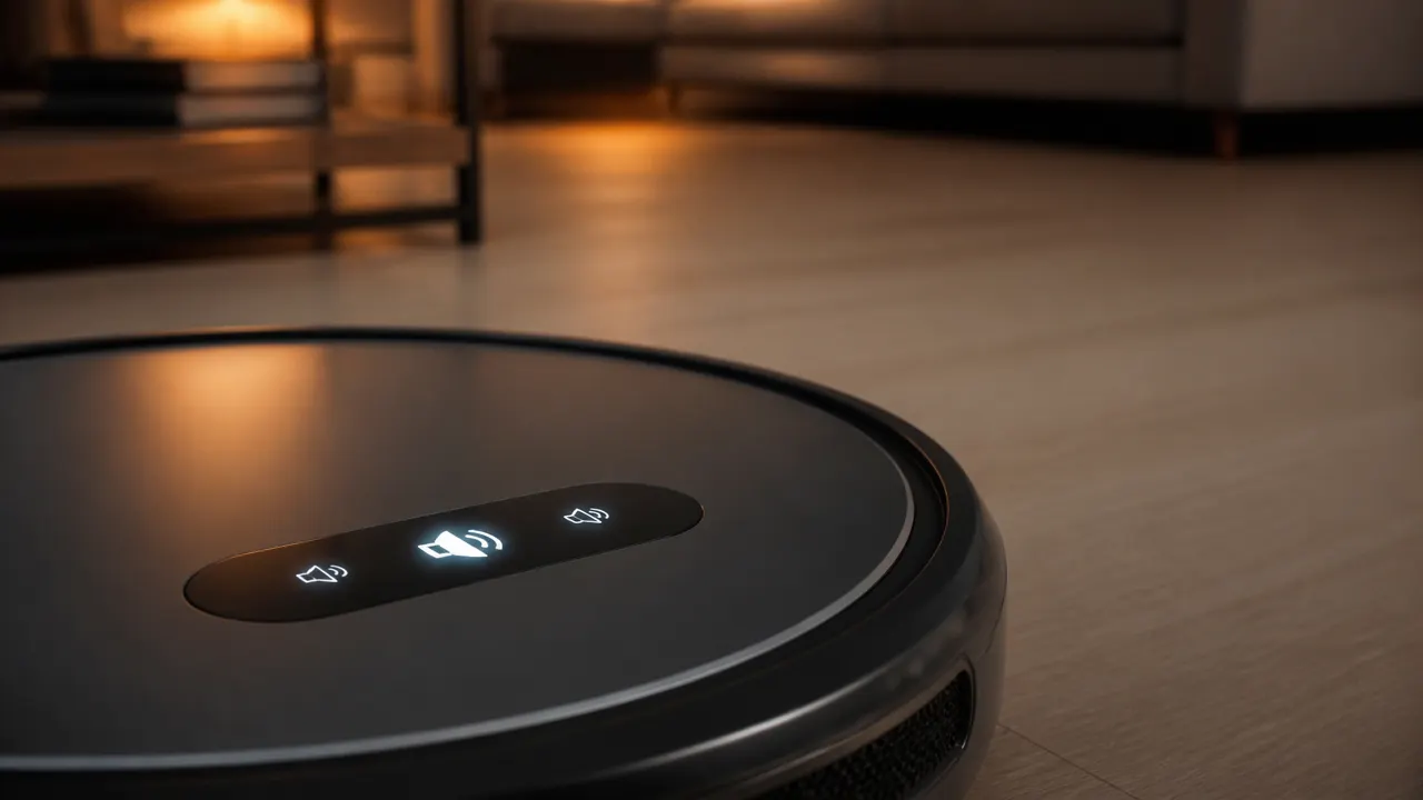 reglage-mode-silencieux-robot-aspirateur Réglage du niveau sonore d'un aspirateur robot laveur