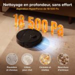 Roborock Qrevo S Pro robot aspirateur laveur avec station et eau chaude