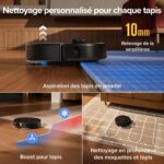 Roborock Qrevo S Pro robot aspirateur laveur avec station et eau chaude