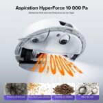 Roborock Q10 S5+ robot aspirateur laveur avec station de vidage automatique