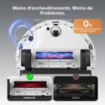 Roborock Q10 S5+ robot aspirateur laveur avec station de vidage automatique
