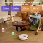 Roborock Q10 S5+ robot aspirateur laveur avec station de vidage automatique