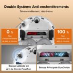 Roborock Qrevo Edge 2 robot aspirateur laveur avec station eau chaude