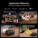 Roborock Saros 20 robot aspirateur laveur avec station complète eau chaude