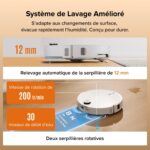 Roborock Qrevo Edge 2 robot aspirateur laveur avec station eau chaude